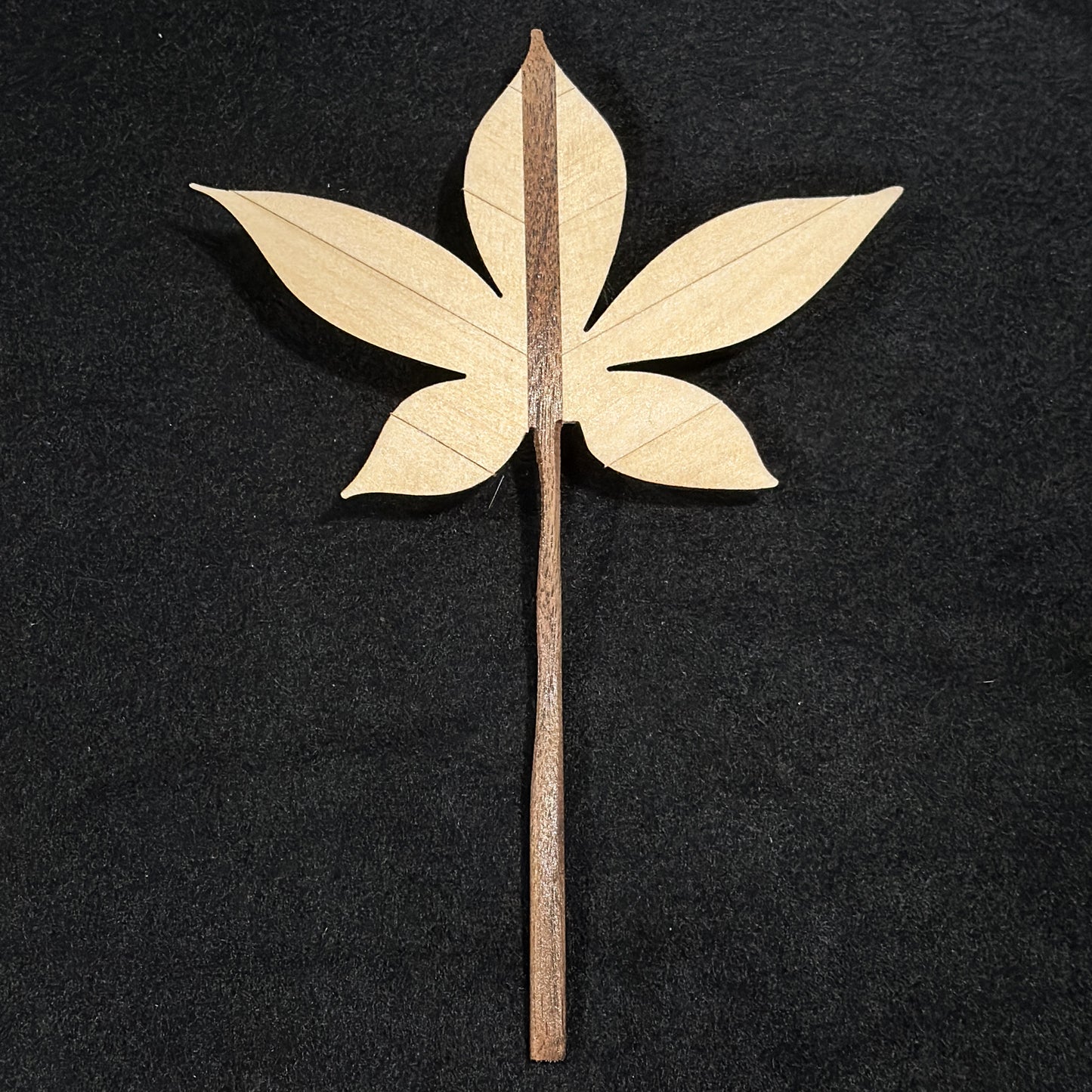 Ohio Buckeye Leaf Sculpture