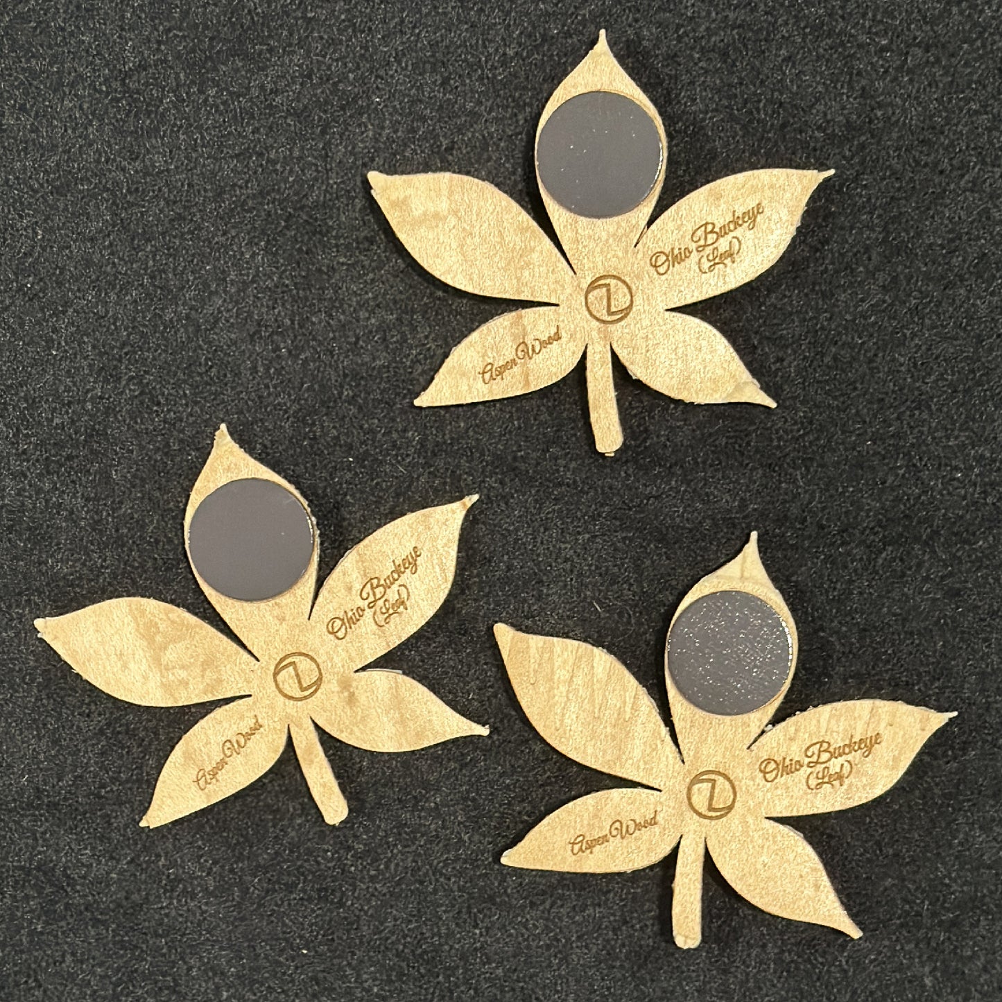 Ohio Buckeye Leaf Magnet