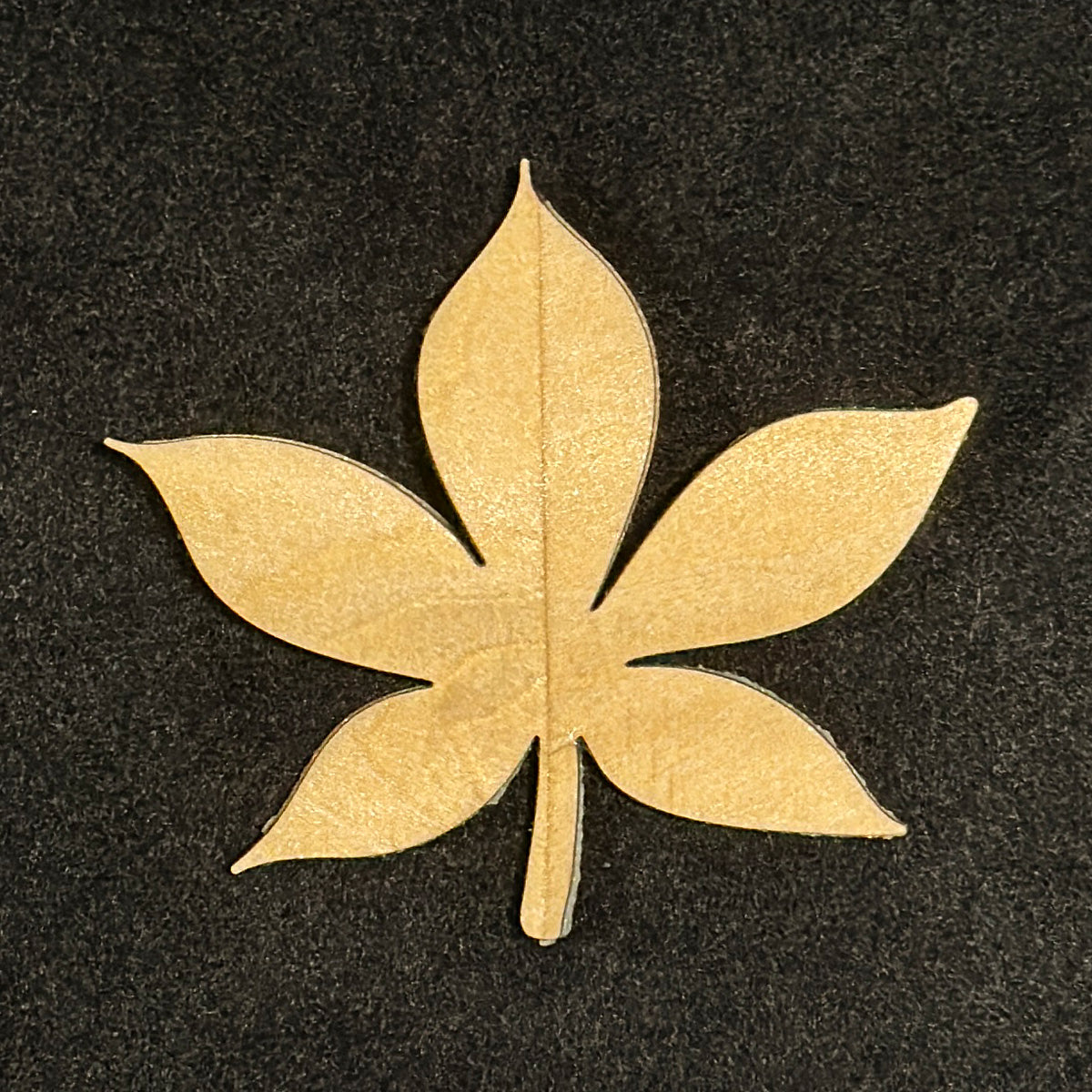 Ohio Buckeye Leaf Magnet