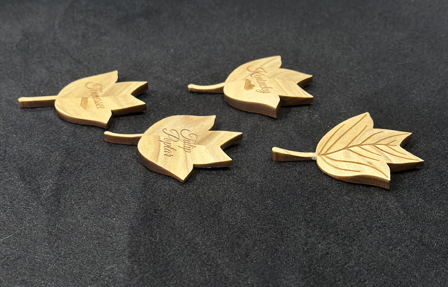 Tulip Poplar Leaf Magnet
