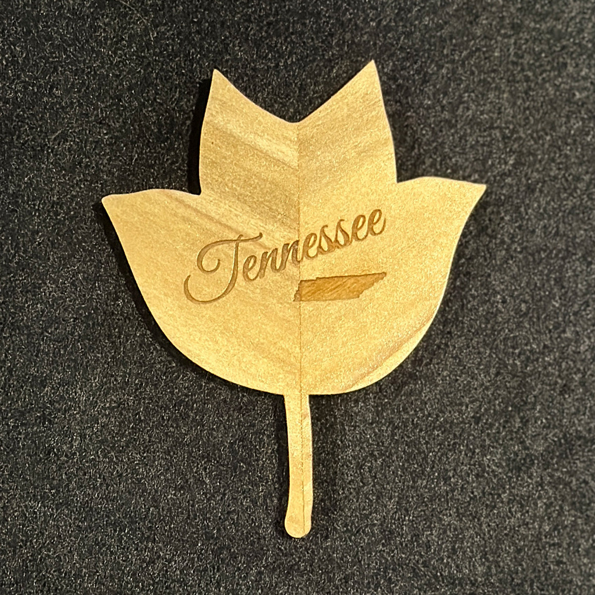 Tulip Poplar Leaf Magnet