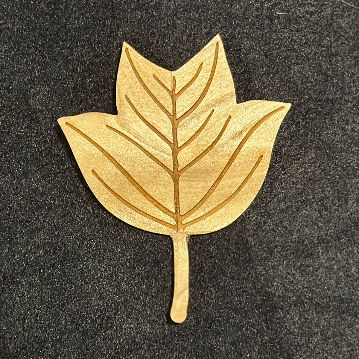 Tulip Poplar Leaf Magnet