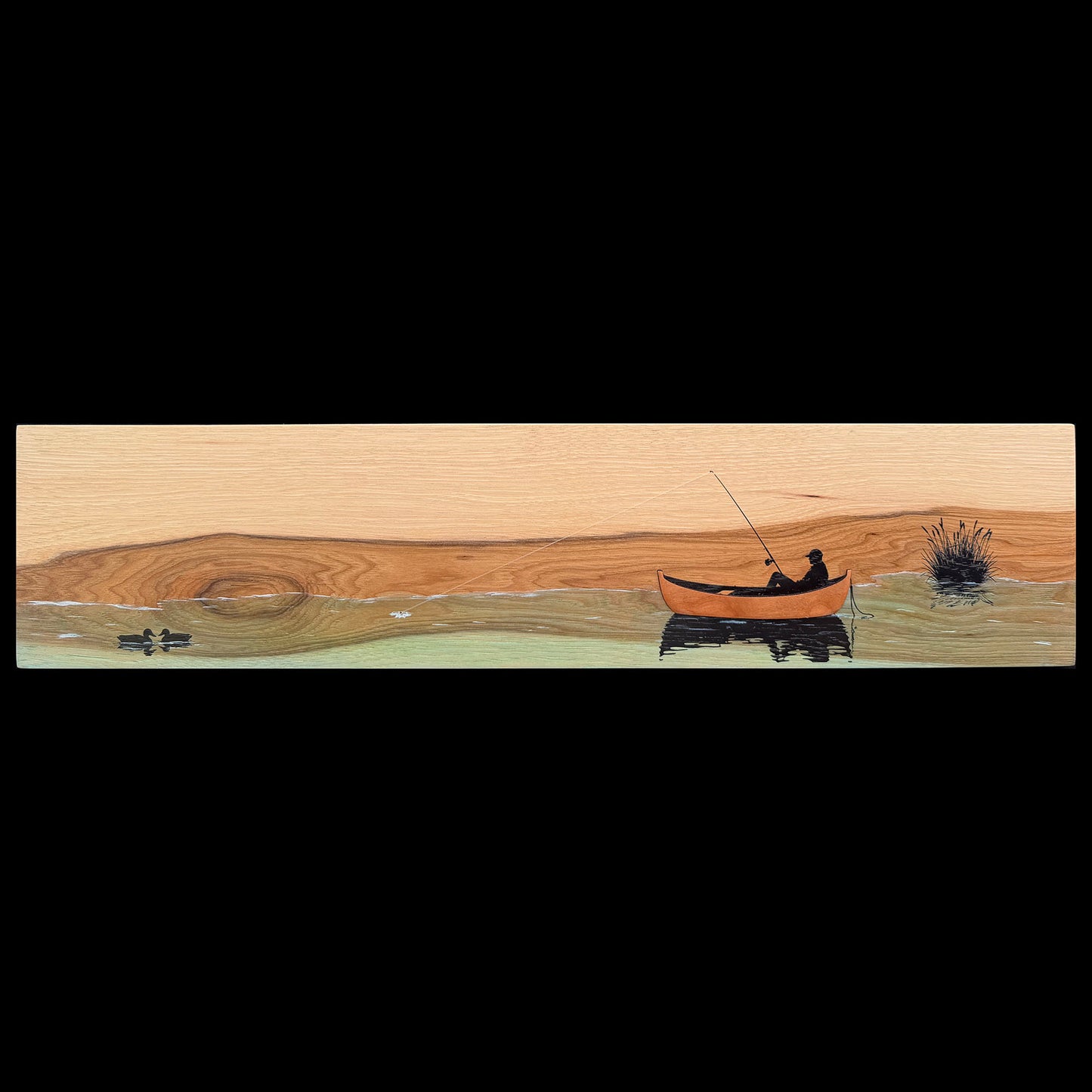 Fishing Wood Wall Art: Summer Fishing