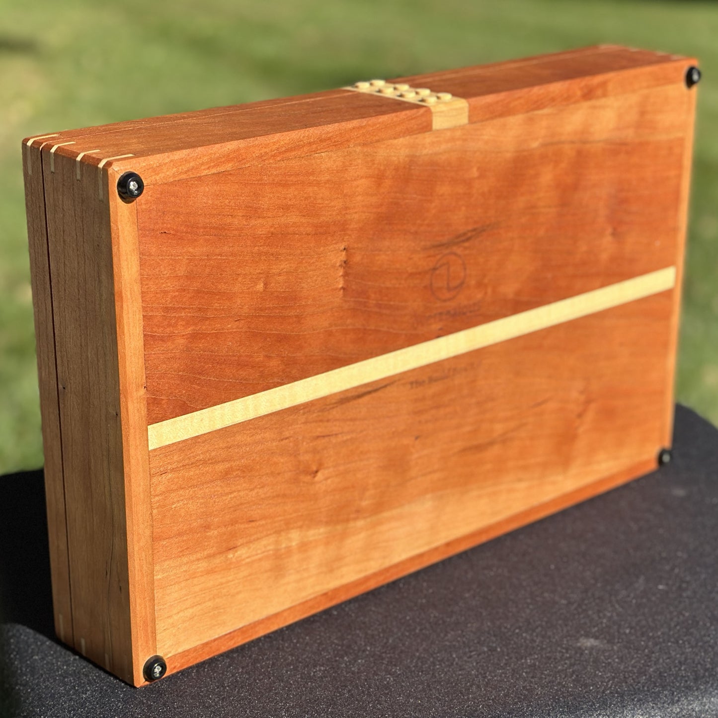 The Build Box 1.0: Cherry Wood Brick Mandala