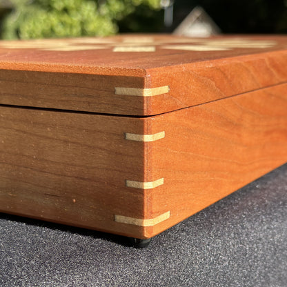 The Build Box 1.0: Cherry Wood Brick Mandala