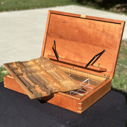 The Build Box 1.0: Cherry Wood Brick Mandala