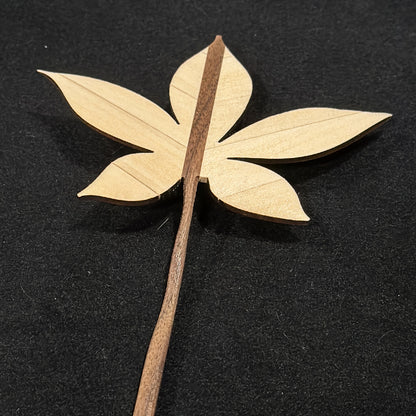 Ohio Buckeye Leaf Sculpture