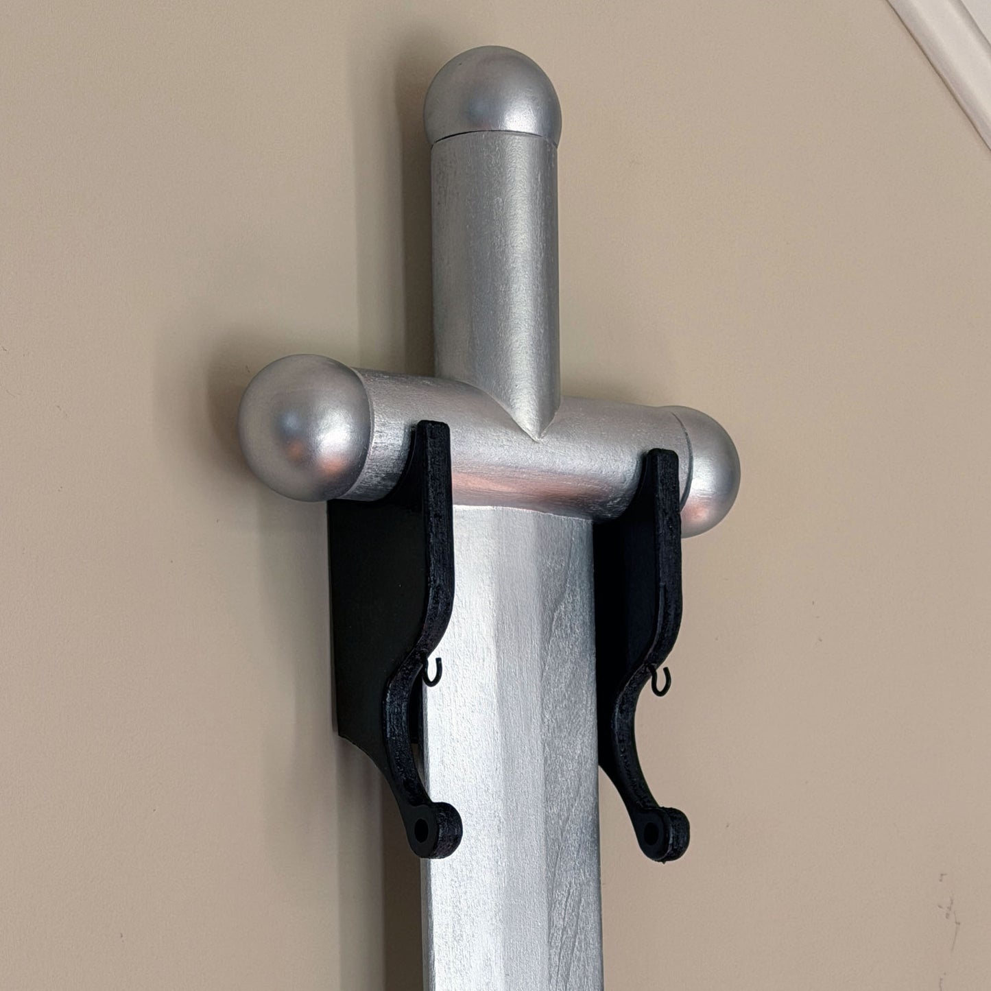 Life-Sized Classic Lego-Inspired Sword and Shield Mount