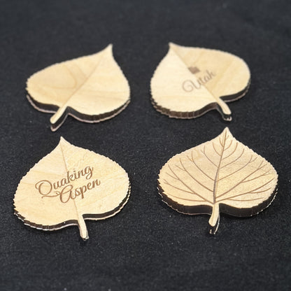 Quaking Aspen Leaf Magnet