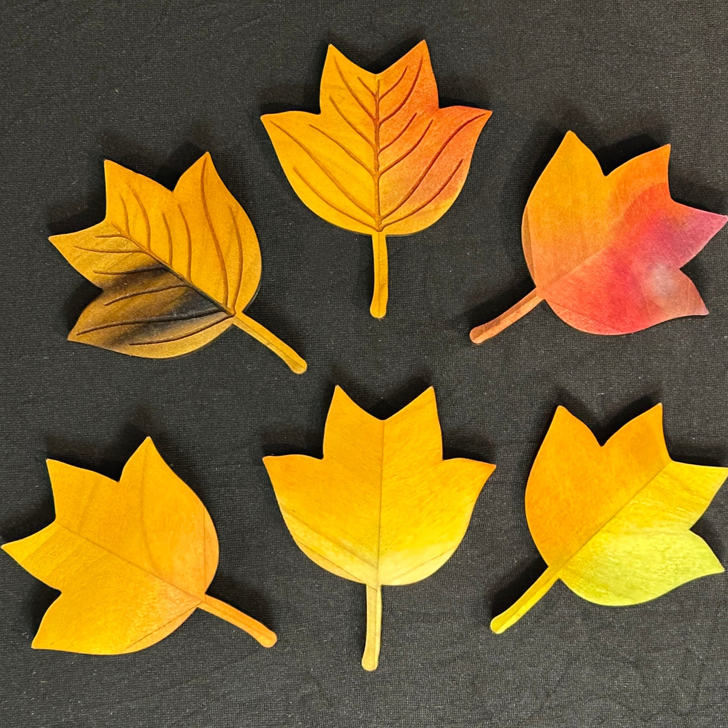 Tulip Poplar Leaf Magnet