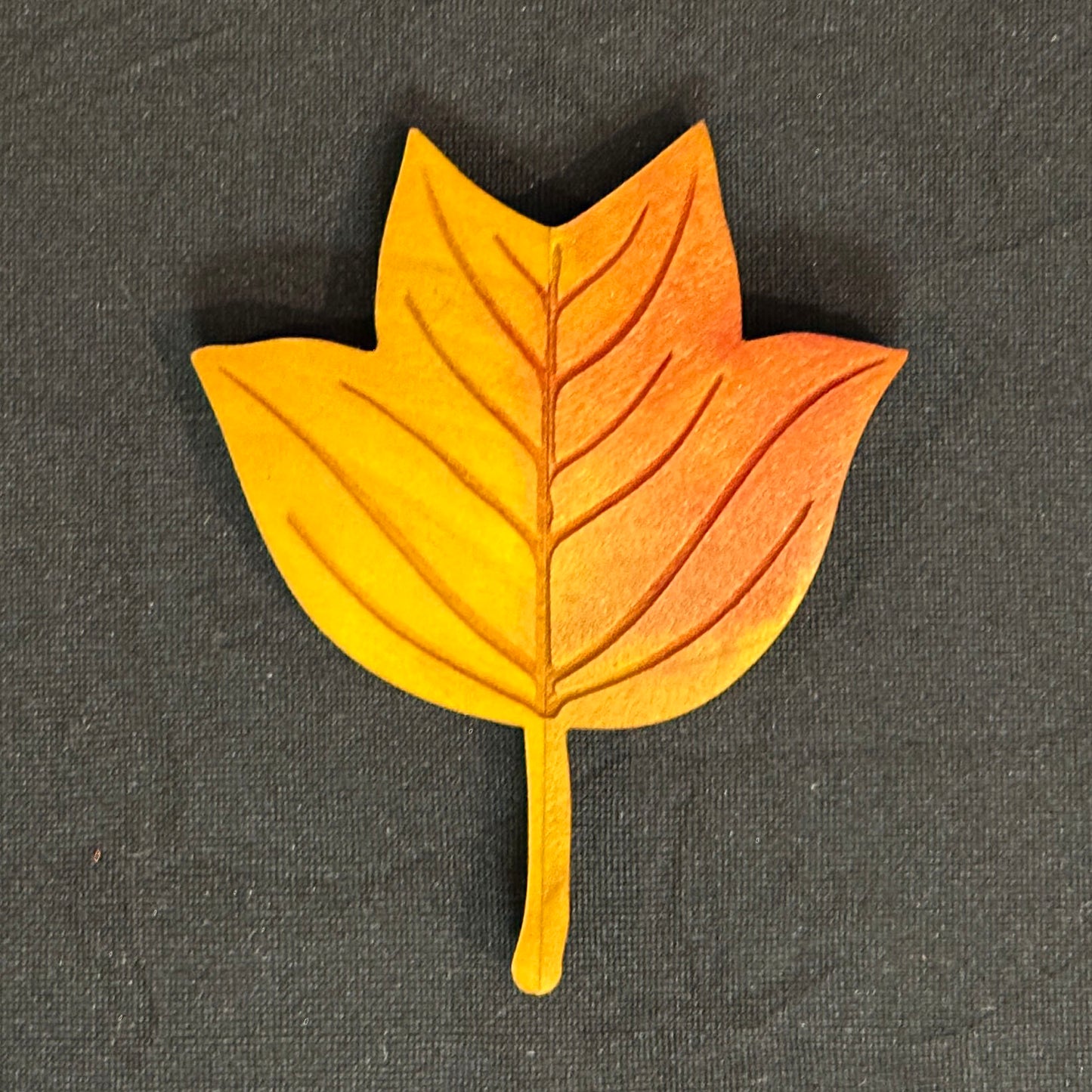 Tulip Poplar Leaf Magnet