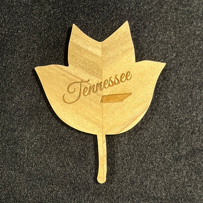 Tulip Poplar Leaf Magnet