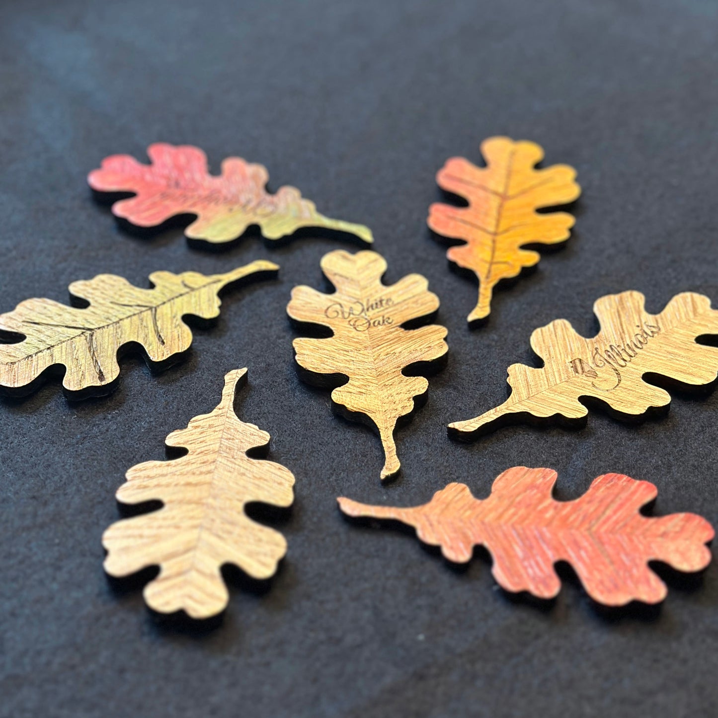 White Oak Leaf Magnet