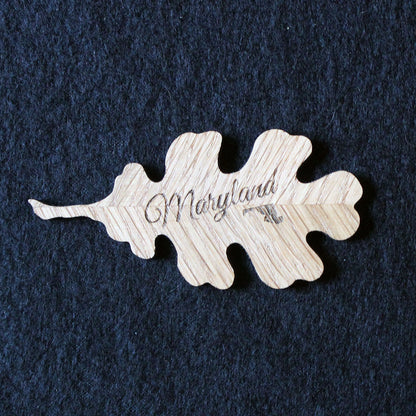 White Oak Leaf Magnet