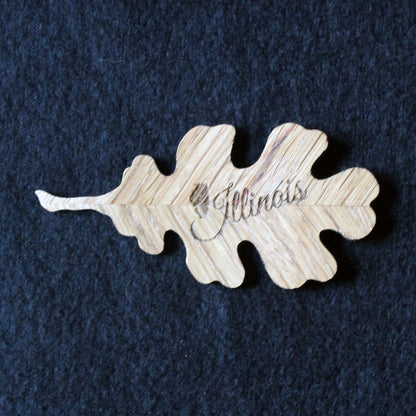 White Oak Leaf Magnet
