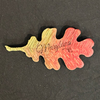 White Oak Leaf Magnet