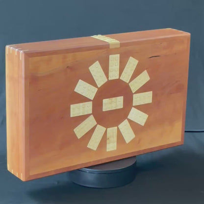 The Build Box: Cherry Wood Brick Mandala