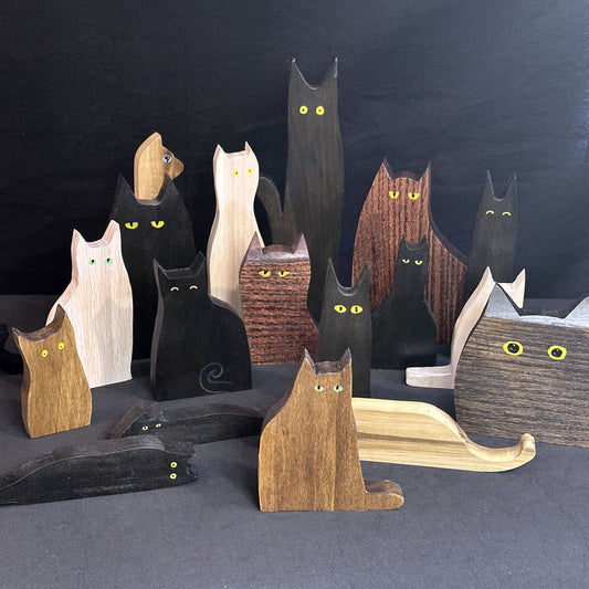 Scrap Cat Sculpture
