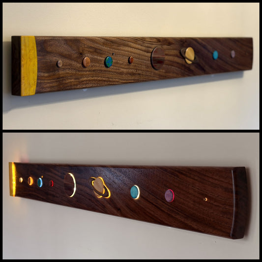 The Solar System Light-Up Wall Art (32")