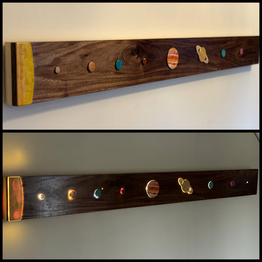 The Solar System Light-Up Wall Art (44")