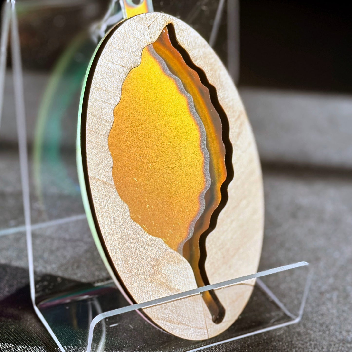 Leaf Sun Catcher Ornament