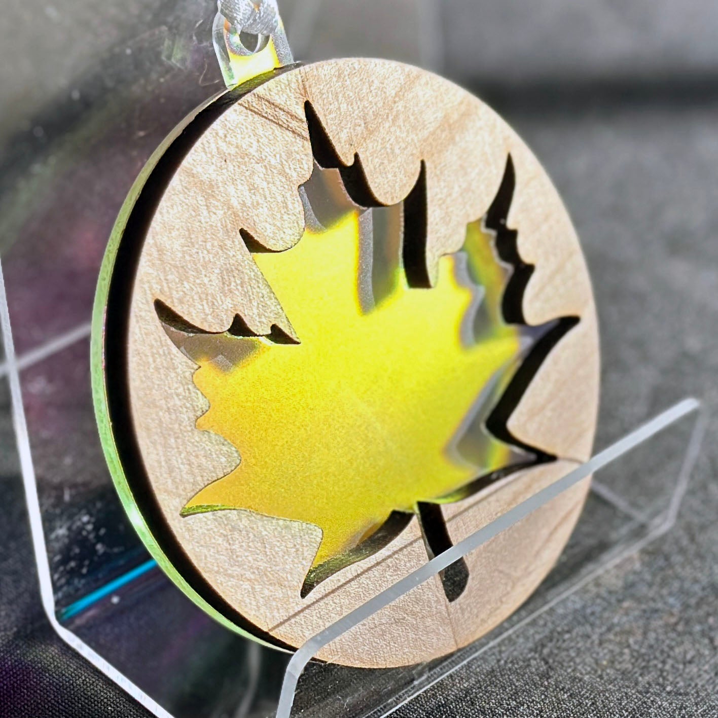 Leaf Sun Catcher Ornament