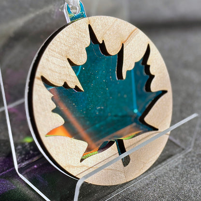 Leaf Sun Catcher Ornament