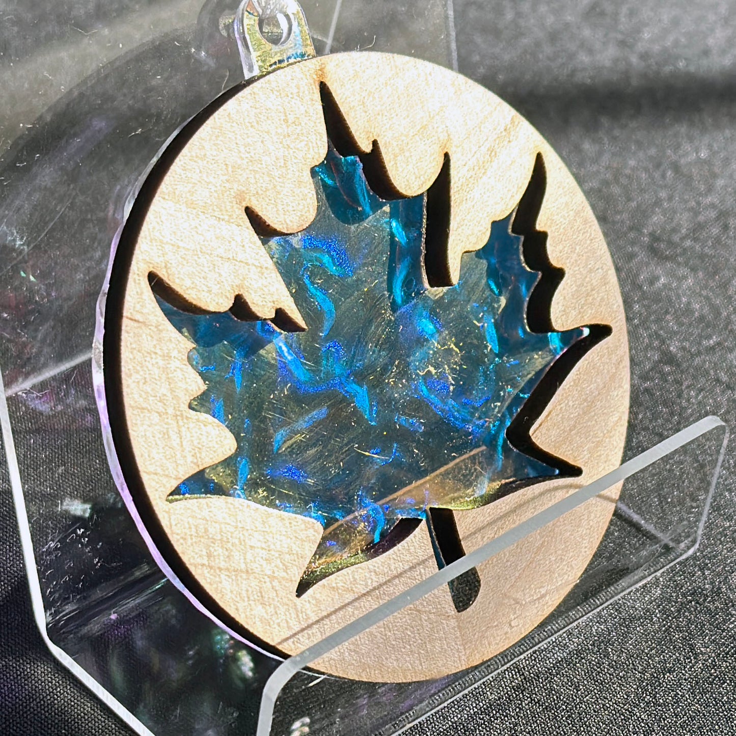 Leaf Sun Catcher Ornament