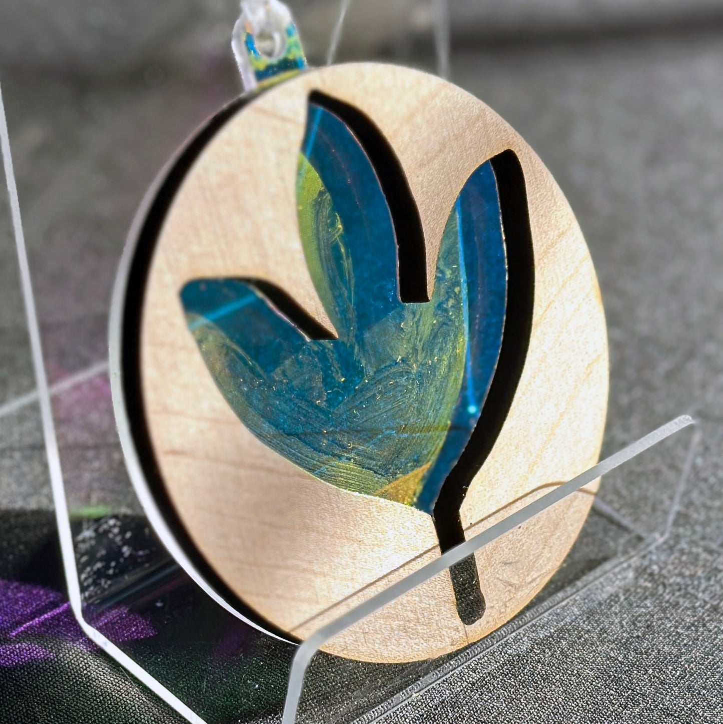 Leaf Sun Catcher Ornament